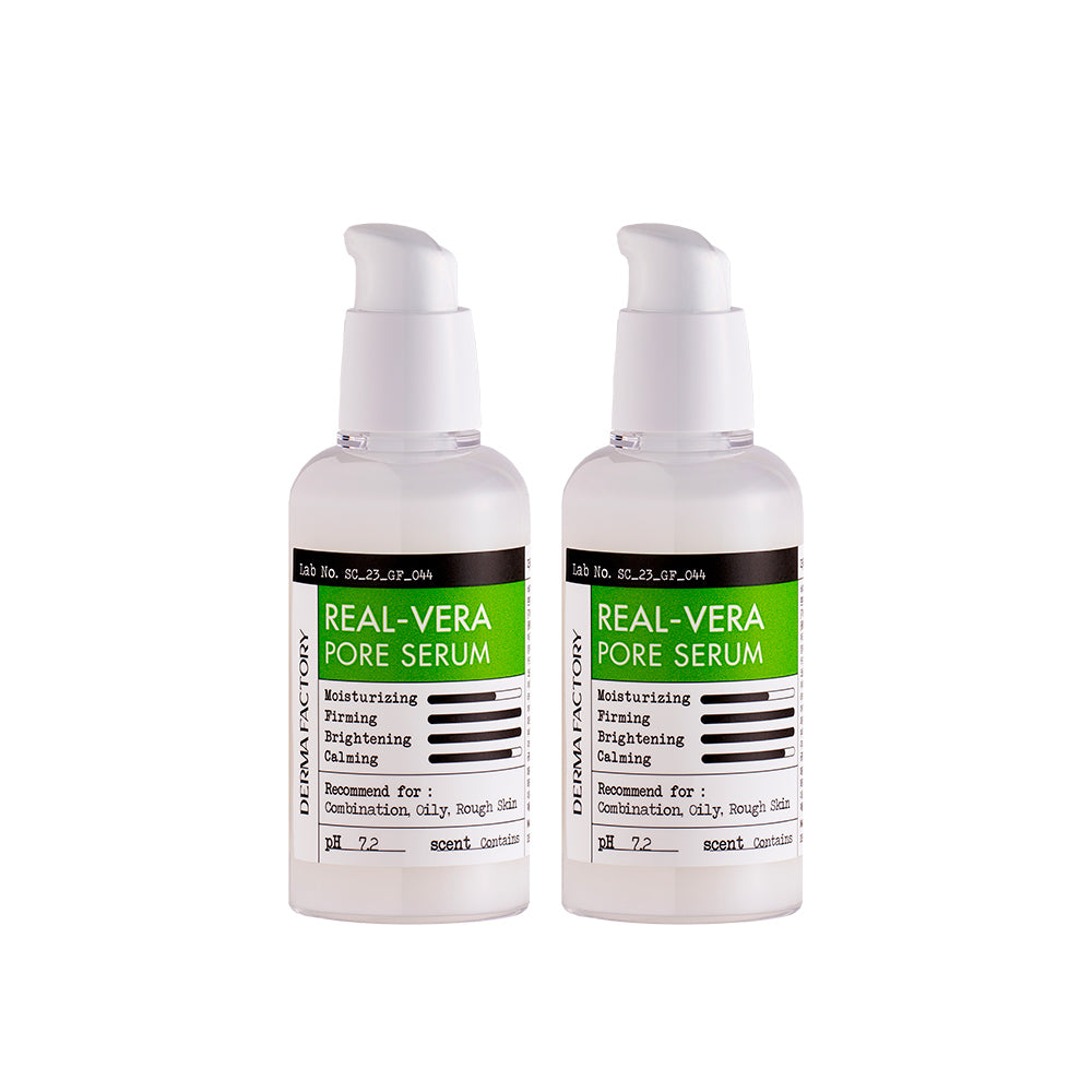 Derma Factory Real Vera Pore Serum 80ml (2 Pack)