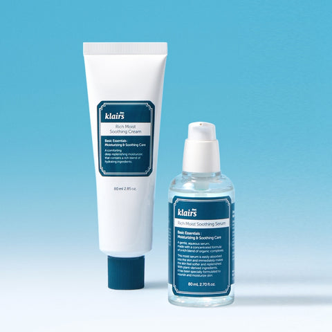 Dear Klairs Rich Moist Soothing Serum 80ml + Rich Moist Soothing Cream 80g