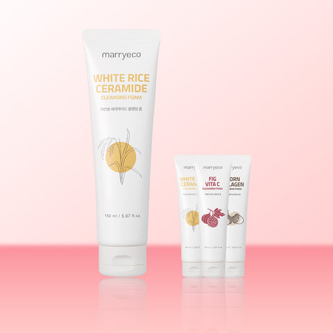 Labiotte Merieco White Rice Ceramide Cleansing Foam 150ml (2 Pack)