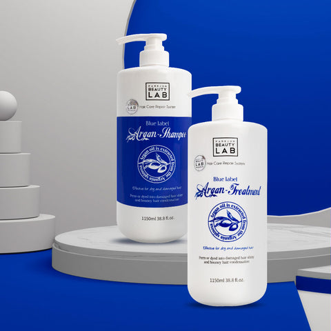 ParkJun Beauty Lab Blue Label Argan Shampoo & Treatment Set 1150ml (2 Shampoos + 2 Treatments)