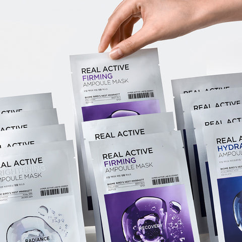 SNP Real Active Firming Ampoule Mask Pack 10 Sheets