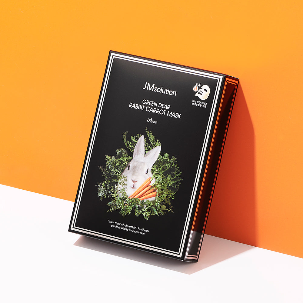 JM Solution Green Deer Rabbit Carrot Mask Pure 30ml 10P