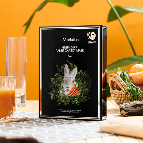 JM Solution Green Deer Rabbit Carrot Mask Pure 30ml 10P