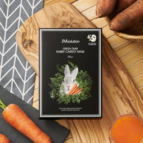 JM Solution Green Deer Rabbit Carrot Mask Pure 30ml 10P