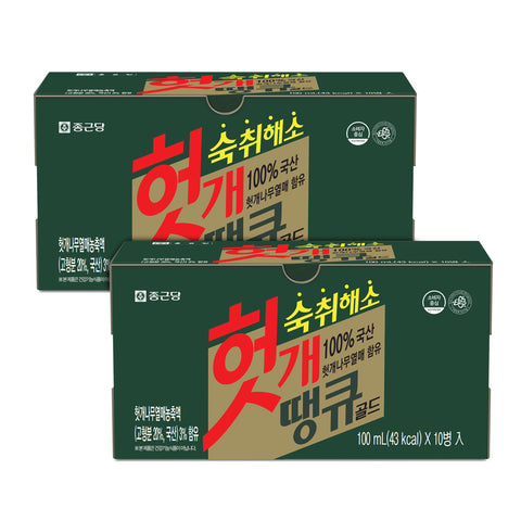 Chongkundang Heotgae Thank You Gold 100ml x 10 bottles (2 Pack)