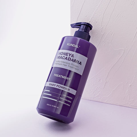 Kundal Protein Hair Treatment Set 500ml x2 (Apple Green Tea)