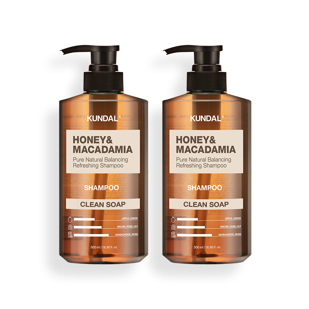 Kundal Nature Shampoo 2 Pack - Clean Soap, 500ml