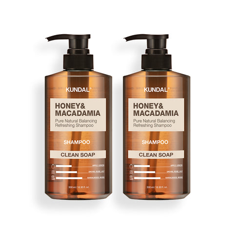 Kundal Nature Shampoo 2 Pack - Clean Soap, 500ml