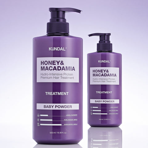 Kundal Protein Hair Treatment Set 500ml x2 (Apple Green Tea)