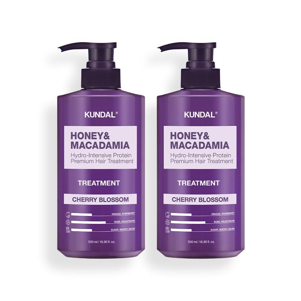 Kundal Protein Hair Treatment 2-Piece Set Cherry Blossom 500ml