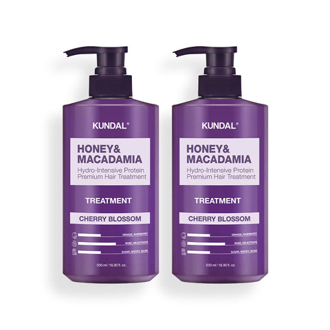 Kundal Protein Hair Treatment 2-Piece Set Cherry Blossom 500ml