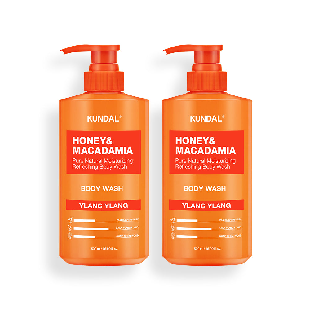 Kundal Pure Body Wash 2-Piece Set - Ylang Ylang 500ml