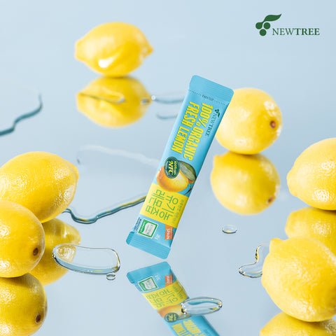 Newtree Organic Lemon Juice Concentrate 4-Box (14 Sachets x 4) 1 Lemon a Day