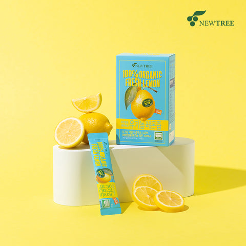 Newtree Organic Lemon Juice 1 Box (14 Sachets) [Origin: Spain]