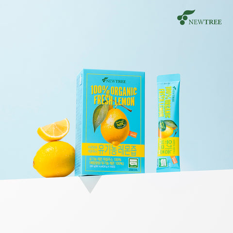 Newtree Organic Lemon Juice 1 Box (14 Sachets) [Origin: Spain]