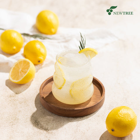 Newtree Organic Lemon Juice Concentrate 4-Box (14 Sachets x 4) 1 Lemon a Day