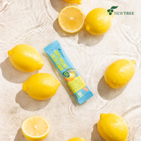 Newtree Organic Lemon Juice 1 Box (14 Sachets) [Origin: Spain]