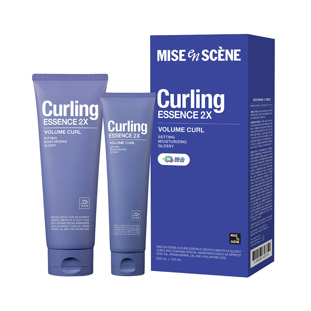 Mise en Scene Curling Perfume Hair Essence 2X Volume Curl Cream 250ml + 150ml