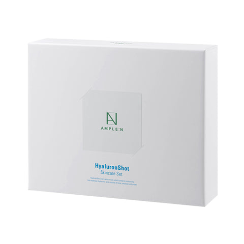 AMPLE:N Hyaluron Shot 3-Piece Set (Toner 220ml + Lotion 130ml + Cream 30ml)