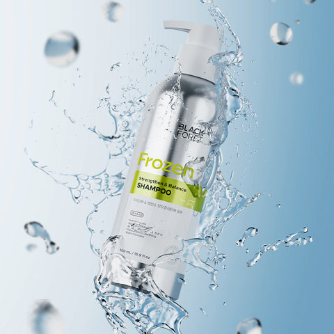Black Foret Scalp Strengthening & Balance Shampoo 500ml + Cool & Deep Clean Shampoo 250ml (Mild Acidic)
