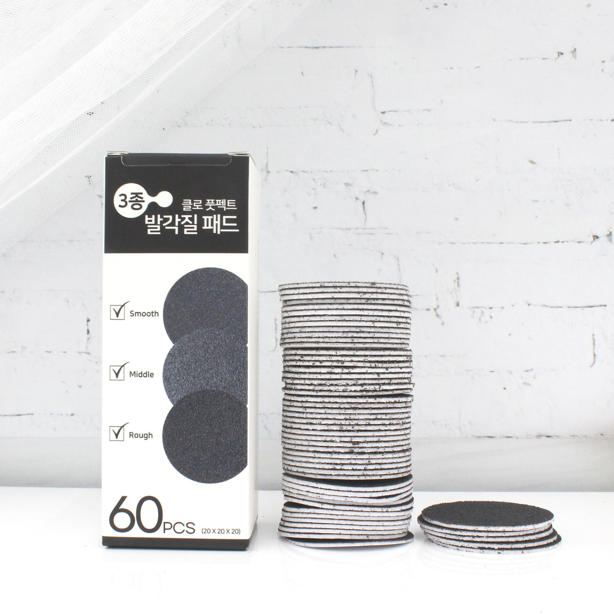 CLO Foot Exfoliator Refill Pads (3 Types) 60P