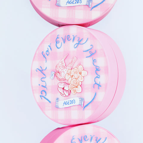 AGE20'S Pink For Every Heart Edition D'Origin Essence Pact Pink Latte 12.5g (Main + Refill + 2 Puffs)