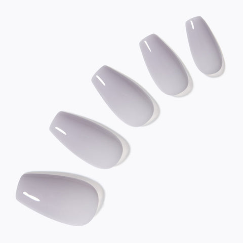 Dashing Diva Magic Press Tinted Gray (Coffin) Nail Tips