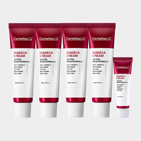 Centellian24 Madeca Cream Active Skin Formula Season 5 50ml x4 + 15ml x1