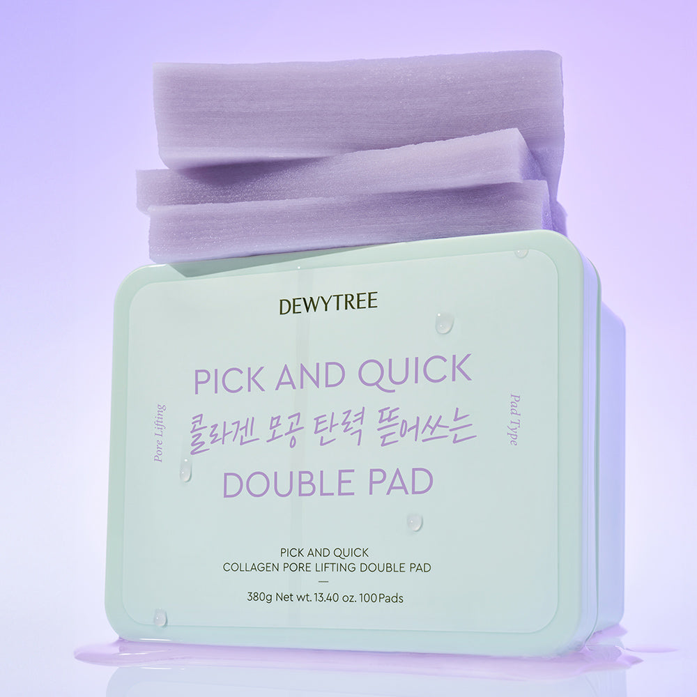 Dewytree Pick & Quick Collagen Pore Firming Double Pads ? 100 Sheets