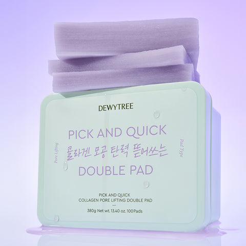 Dewytree Pick & Quick Collagen Pore Firming Double Pads ? 100 Sheets