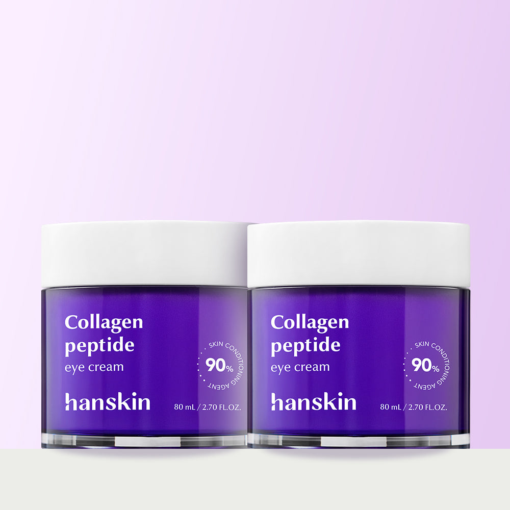 Hanskin Collagen Peptide Eye Cream for Face 80ml (2 Pack)