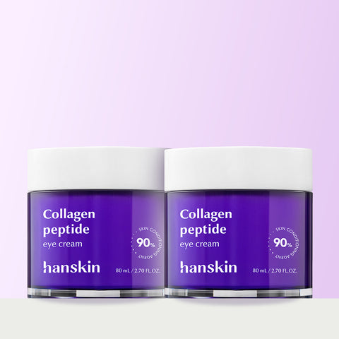 Hanskin Collagen Peptide Eye Cream for Face 80ml (2 Pack)