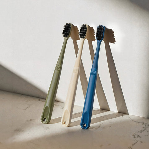 Clio Deep Square Touch Soft Ultra-Fine Bristle Toothbrush - 15 Individually Packaged