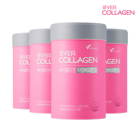 Newtree Ever Collagen Time Biotin Up 120-Day Supply (30 Sachets x 4)