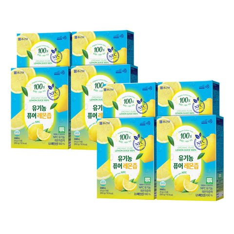 Chongkundang Organic Pure Lemon Juice 25g x 14 sachets (8 Pack)