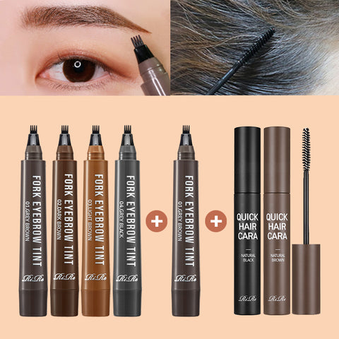 Rire Fork Eyebrow Tint 2g + Quick Hair Cara 10g (2-Piece set)