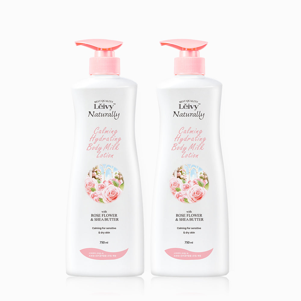 Leivy London Rose Body Lotion 750ml (2 Pack)