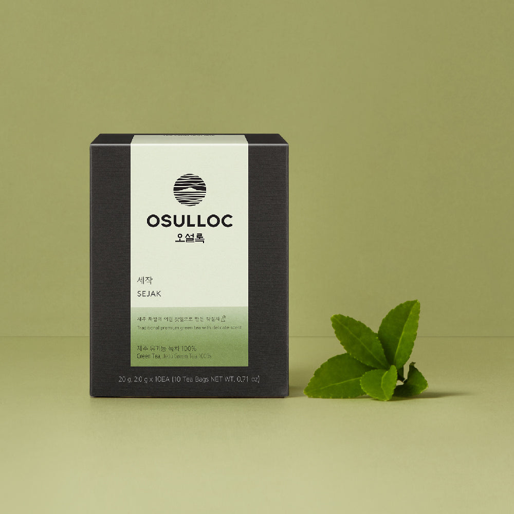 OSULLOC Sejak Green Tea Pyramid Teabags 10count 15g