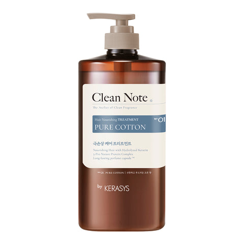 Kerasys Clean Note Pure Cotton Perfume Shampoo 1L Bottle + 1.2L Refill + Oilex Shampoo 60ml