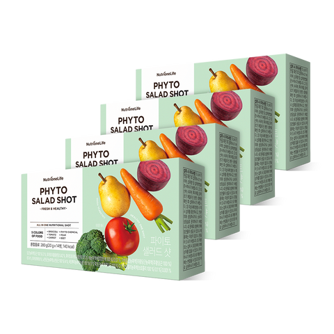 Nutrione One Life Phyto Salad Shot Ampoule 14 Shots x 4 Boxes
