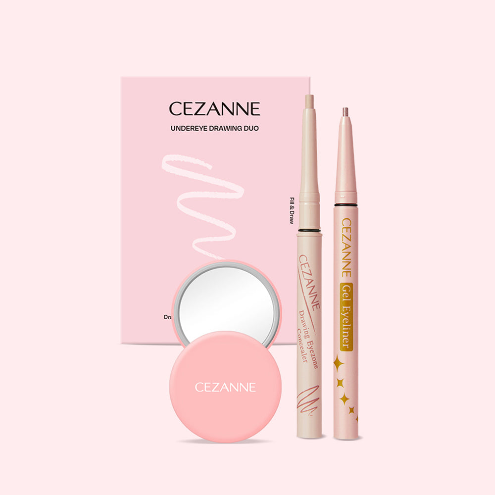 Cezanne Aegyosal Drawing Duo Set (Concealer Pencil + Gel Eyeliner)