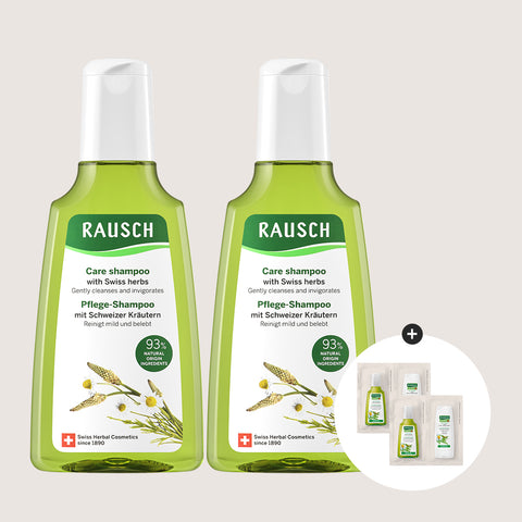 RAUSCH Swiss Herbal Moisture Soothing Shampoo 200ml x 2