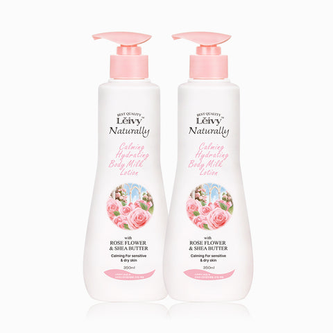 Leivy Body Lotion London Rose 350ml (2 Pack)