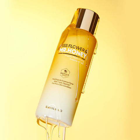Banila Co Miss Flower & Mr.Honey Propolis Rejuvenating Essence Toner 190ml + Lotion 150ml