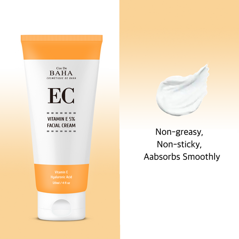 Cos De BAHA EC Vitamin E 5% Deep Hydration Cream for Dry Skin
