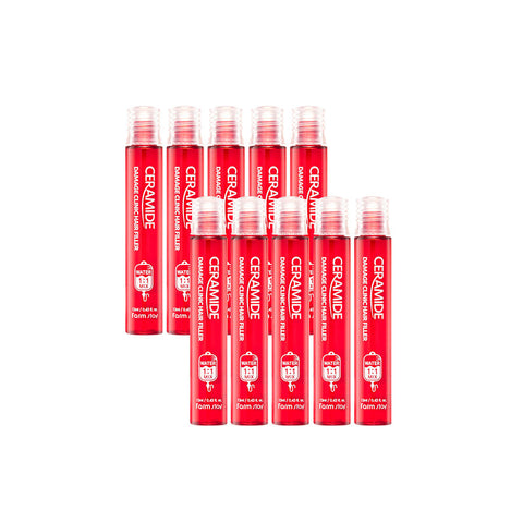 Farmstay Ceramide Damage Clinic Hair Filler 13ml x 10
