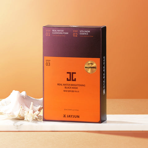 JAYJUN Black Water Glow Mask 3STEP (10 Sheets)