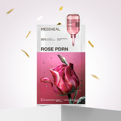 Mediheal Essential Mask Rose PDRN 10 Sheets (4 Pack)