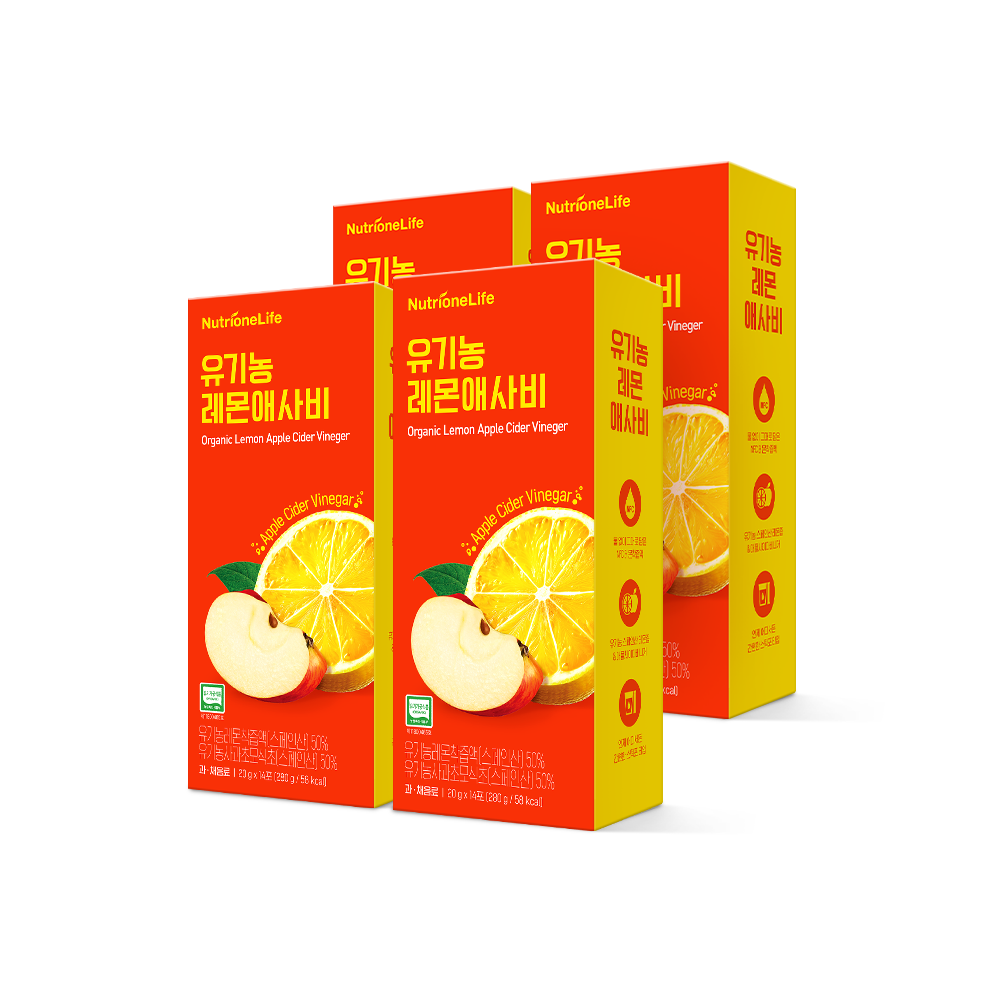 Nutrione Organic Lemon Aesabi 56-Stick Set (4 Boxes) 20ml x56 NFC