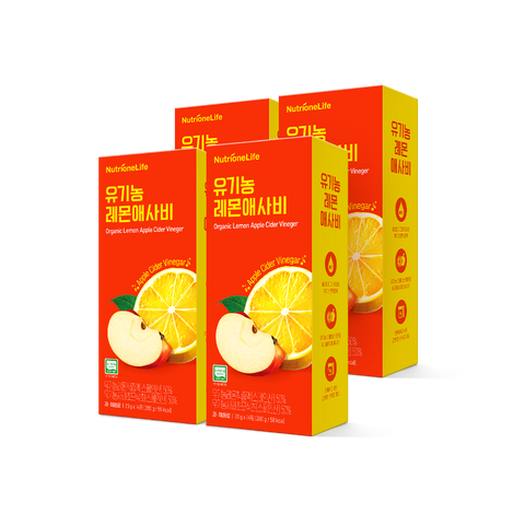 Nutrione Organic Lemon Aesabi 56-Stick Set (4 Boxes) 20ml x56 NFC